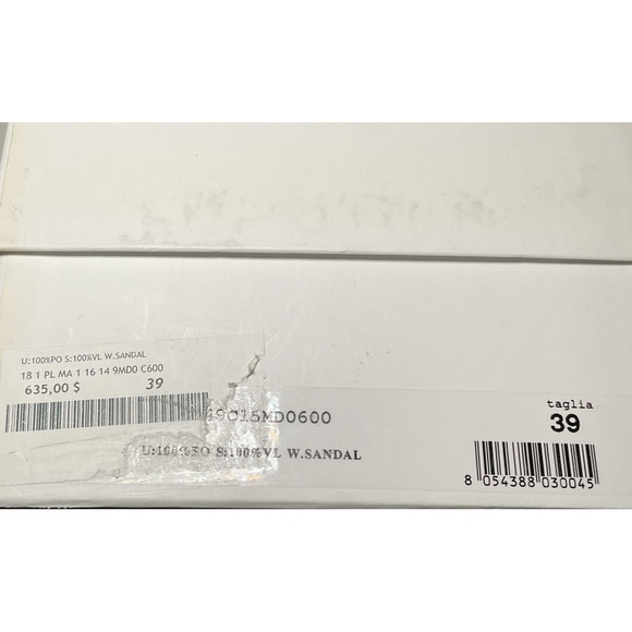 MOSCHINO ~Logo Crisscross Heel Sandals (NWT) - Picture 6 of 13